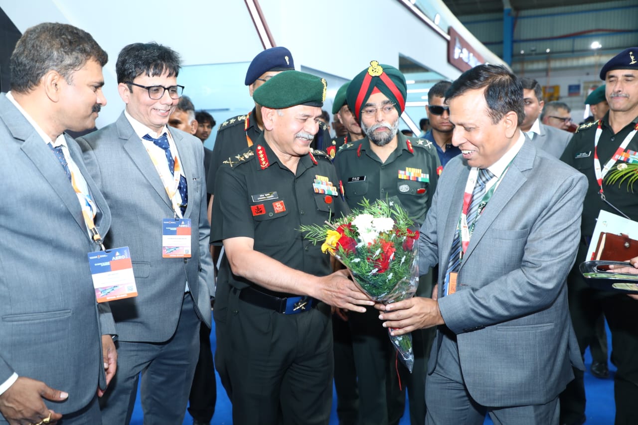 Maj. Gen. UpendraDwivedi in Aeroindia