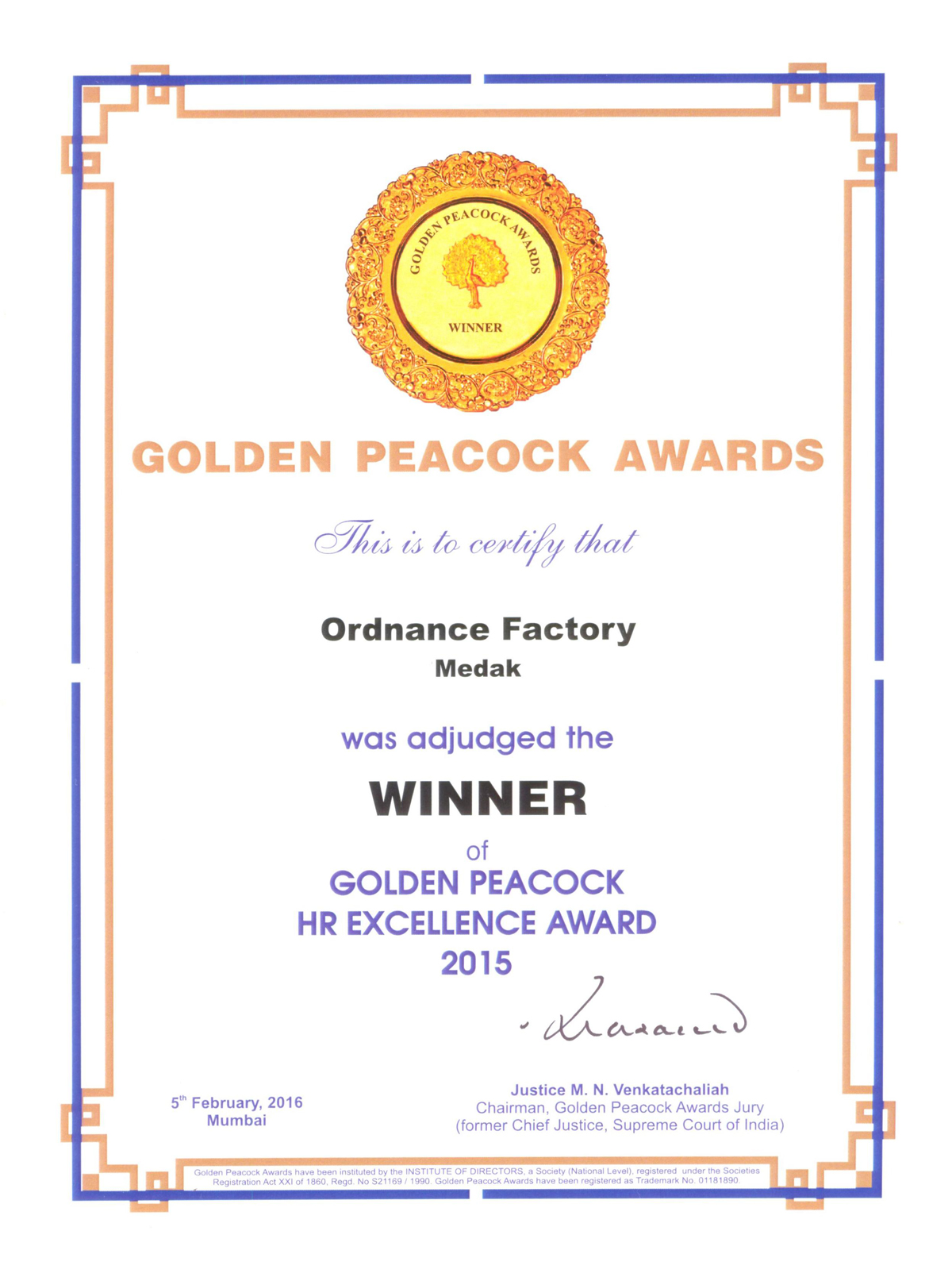 golden-peacock-hr-excellence-certificate