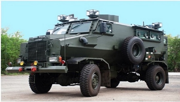 Mines Protected Vehicle (Up-Graded Version)